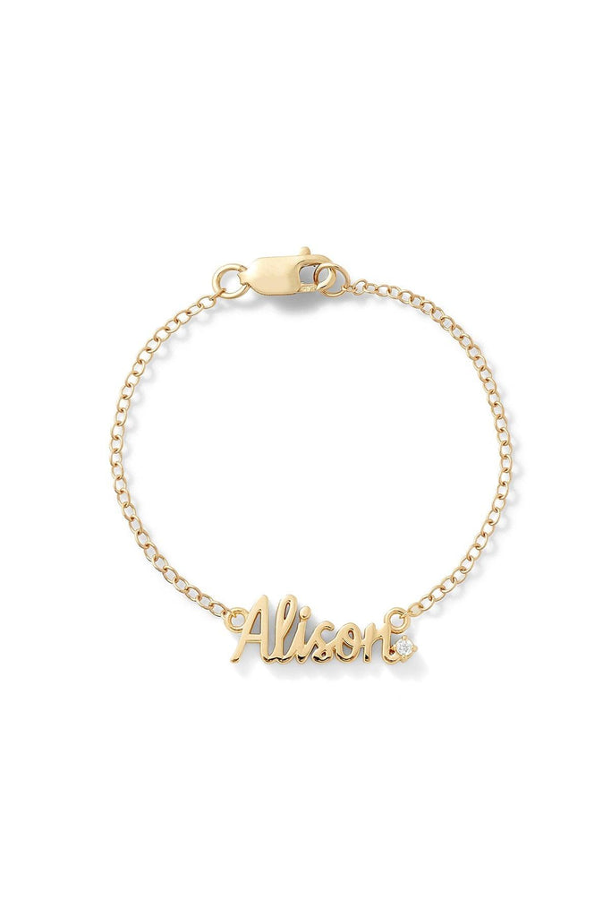 Custom Word Baby Bracelet - Trendolla Jewelry